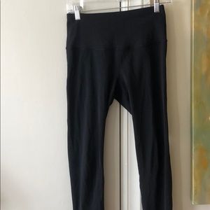 High rise black leggings